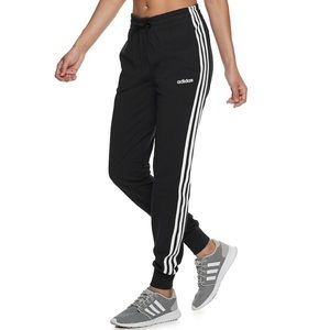 Essential 3-stripe mid rise joggers